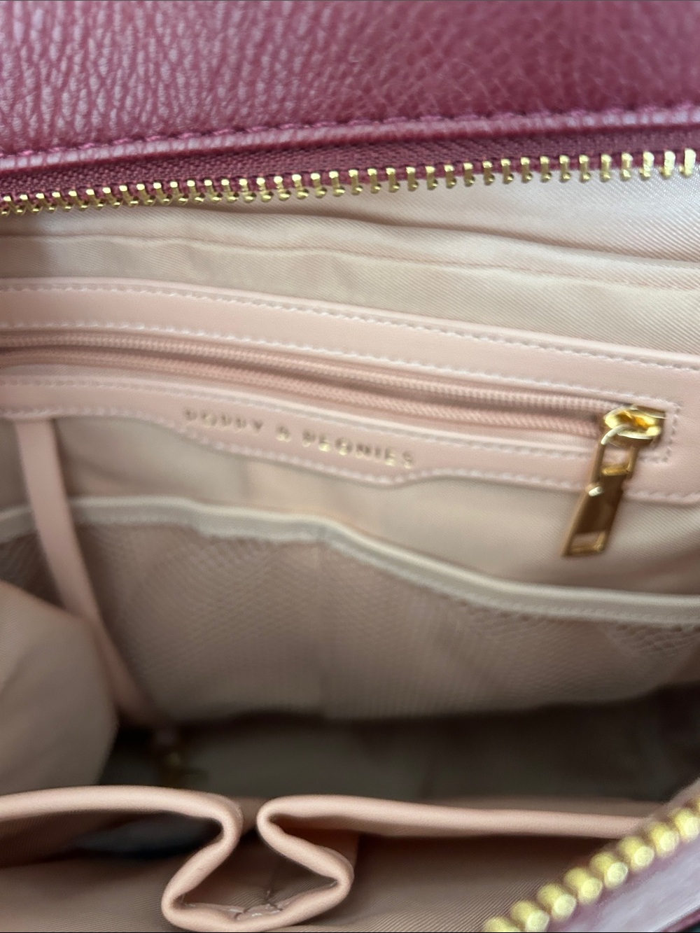 Poppy & Peonies Commuter Backpack in Berry EUC - Picture 7 of 7